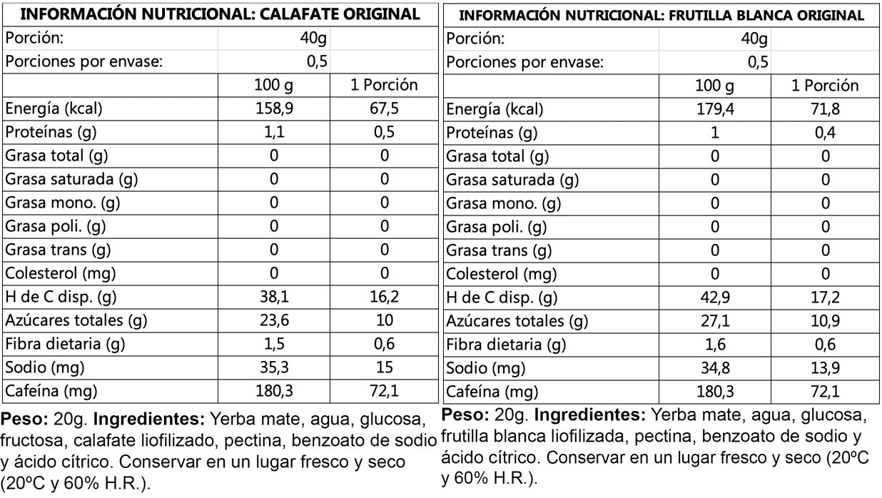 Wildmate Original Pack: Frutilla Blanca-Calafate