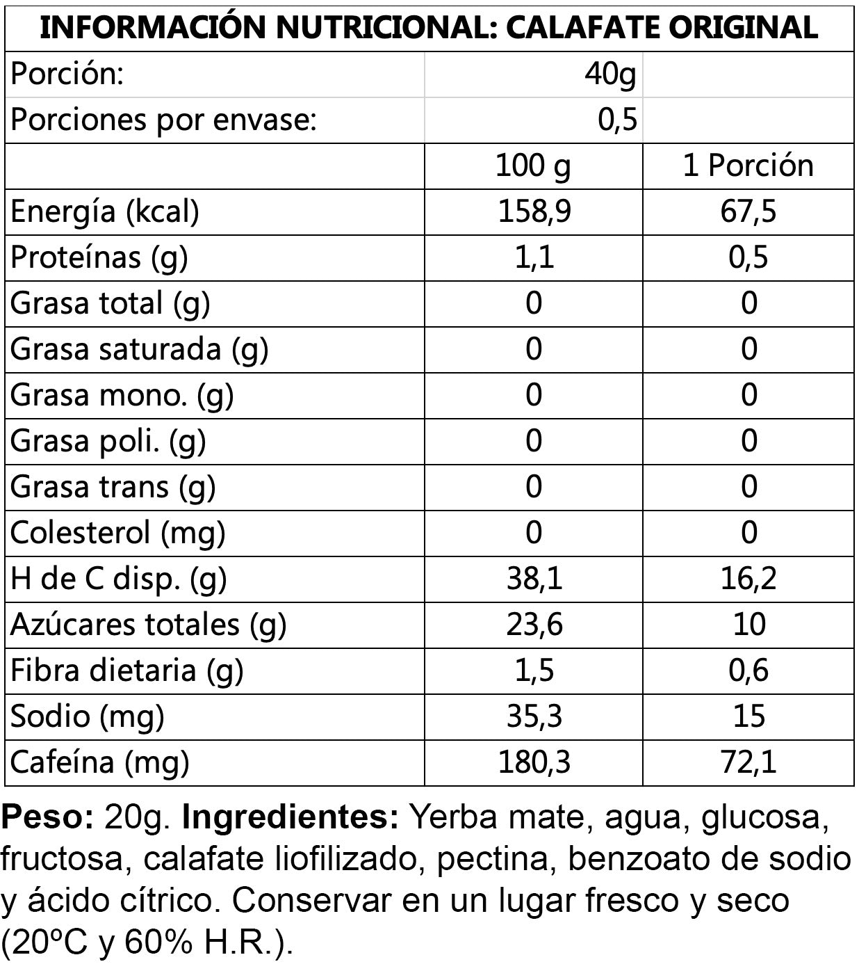 Wildmate Original Calafate