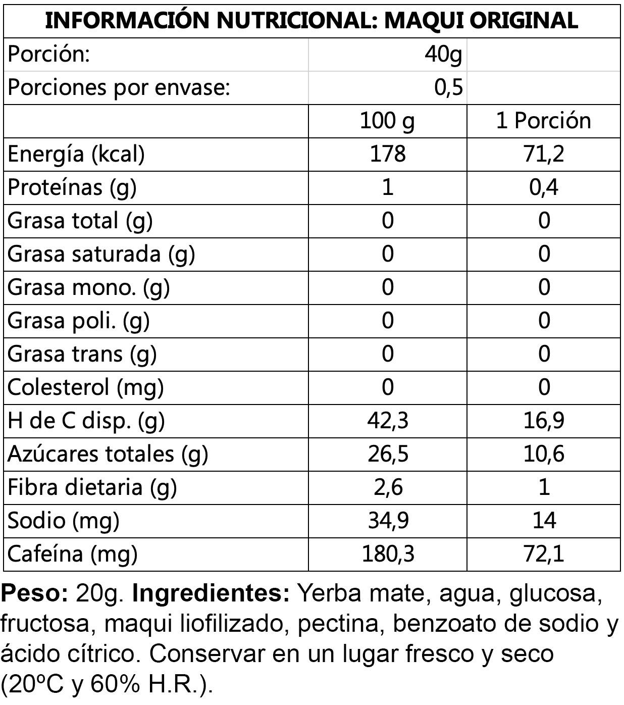 Wildmate Original Maqui