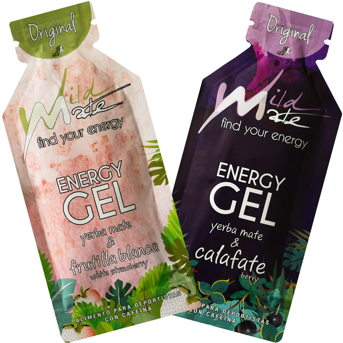 Gel energético Wildmate Original Pack: Frutilla blanca-Calafate