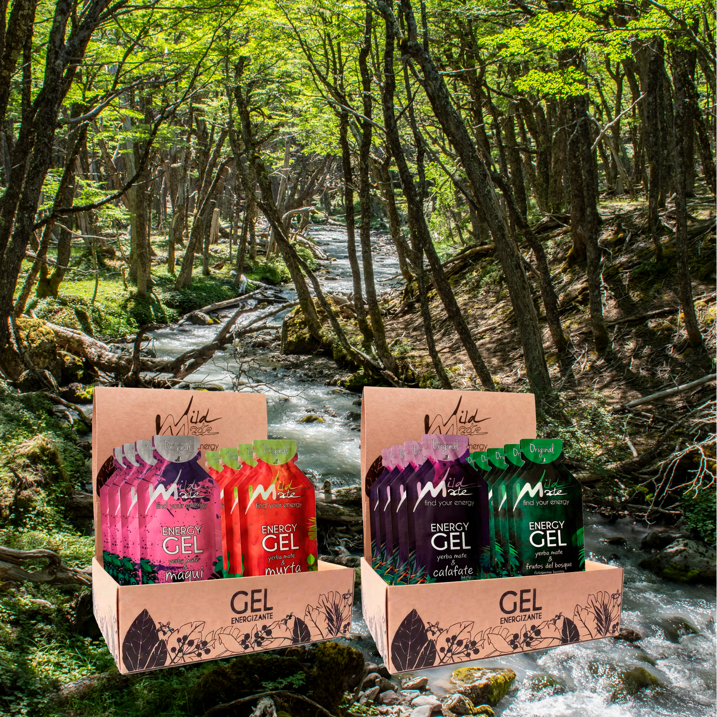 Wildmate Original Prime Pack: Maqui-Murta-Calafate-Frutos del Bosque