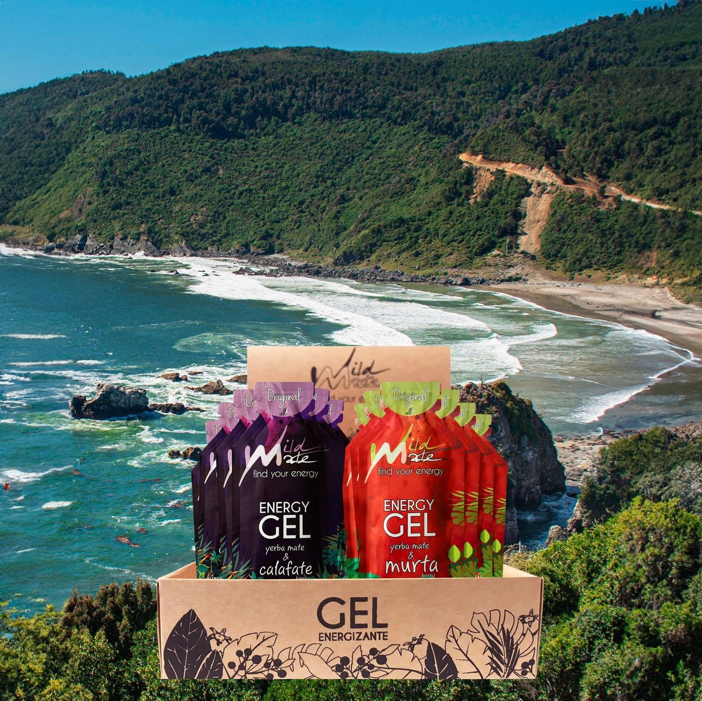 Caja Gel energético Wildmate Original Pack: Calafate-Murta