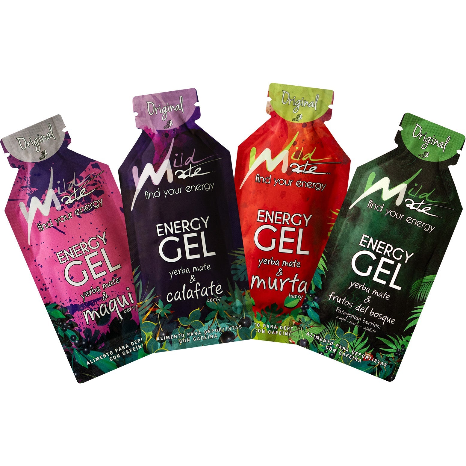 Gel energético Wildmate Original Prime Maqui-Murta-Calafate-Frutos