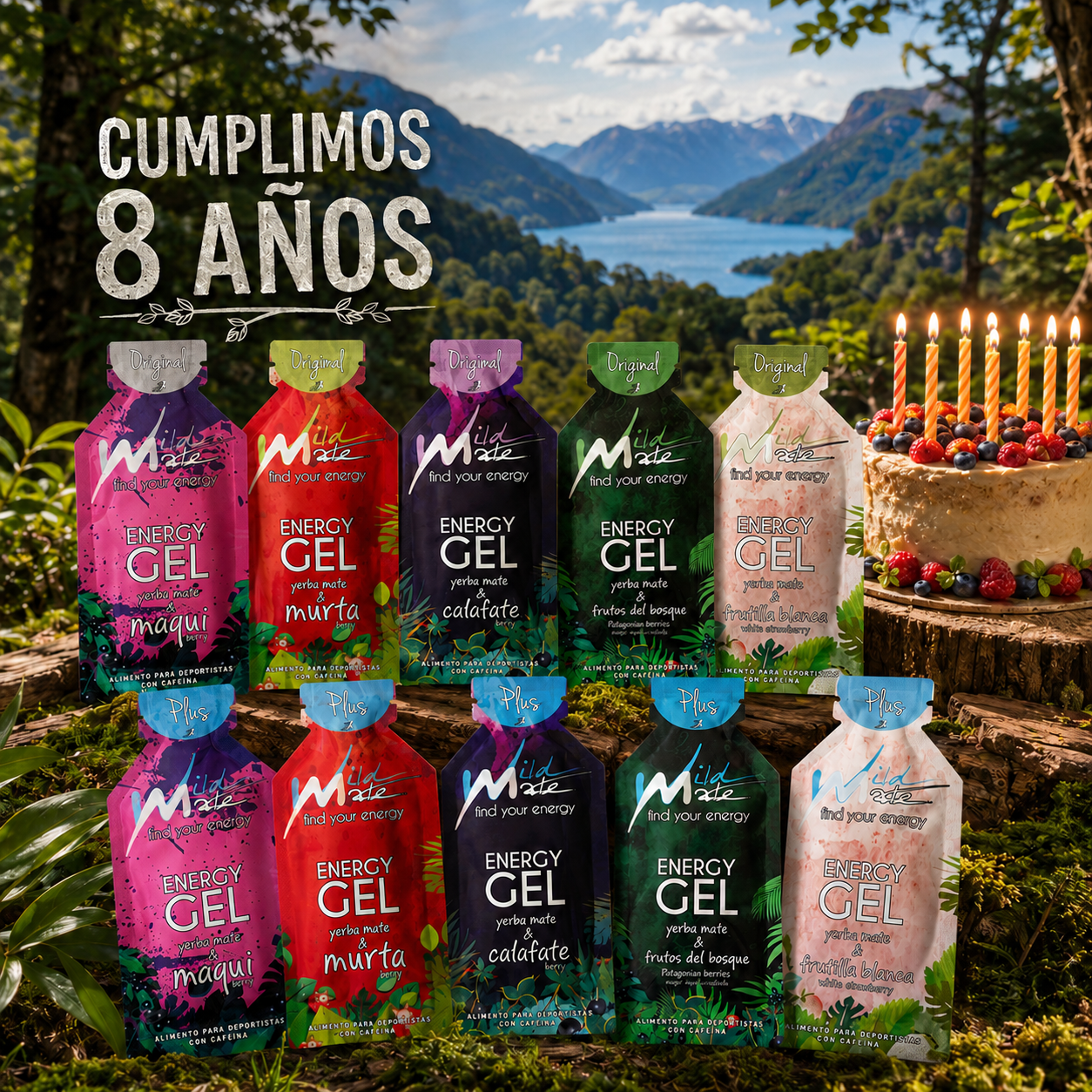 Gel energético Wildmate Pack Aniversario - Wildmate