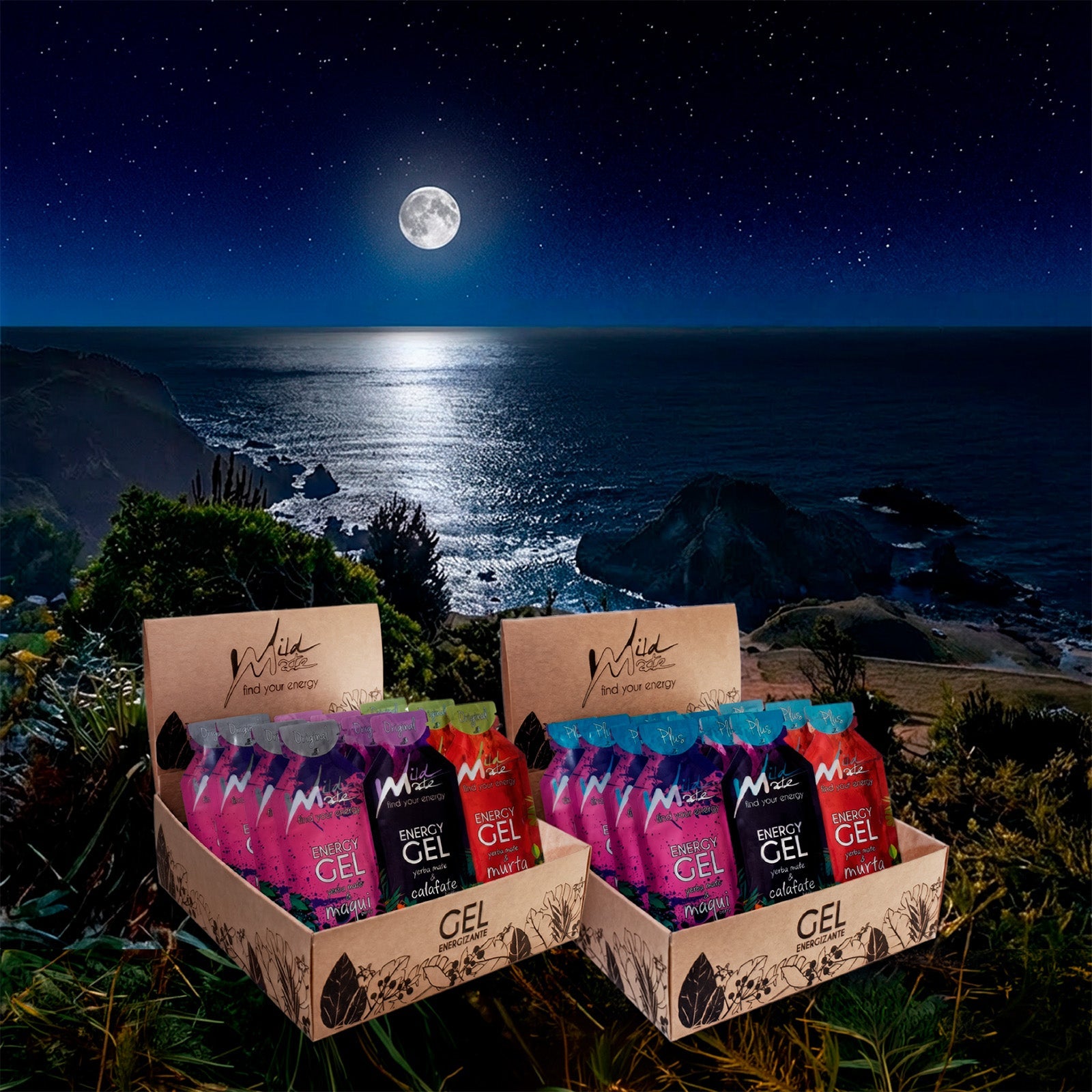 Gel energético Wildmate Pack Unidos: Línea Plus y Original