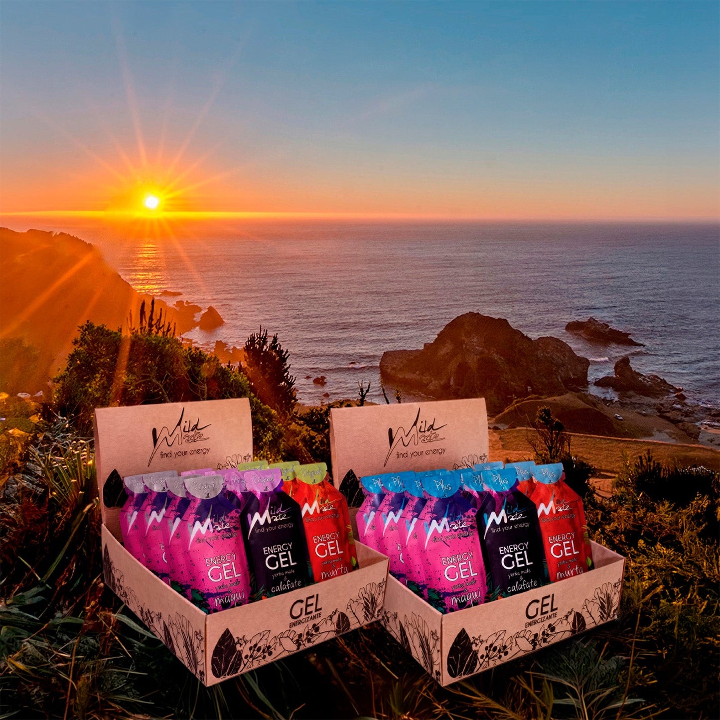 Gel energético Wildmate Pack Unidos: Línea Plus y Original