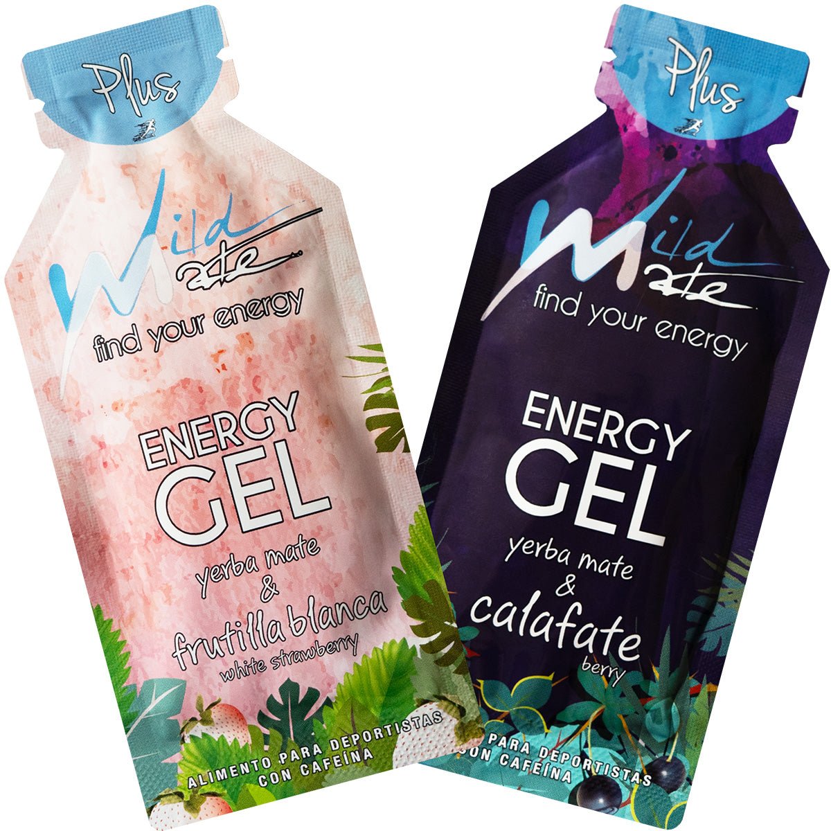 Gel energético Wildmate Plus Pack: Frutilla Blanca-Calafate
