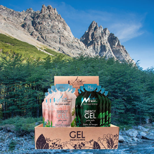 Caja Gel energético Wildmate Plus Pack: Frutilla blanca-Frutos del bosque