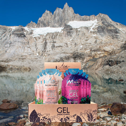 Caja Gel energético Wildmate Plus Pack: Frutilla Blanca-Maqui