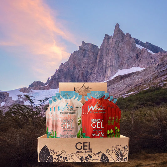 Caja Gel energético Wildmate Plus Pack: Frutilla Blanca-Murta